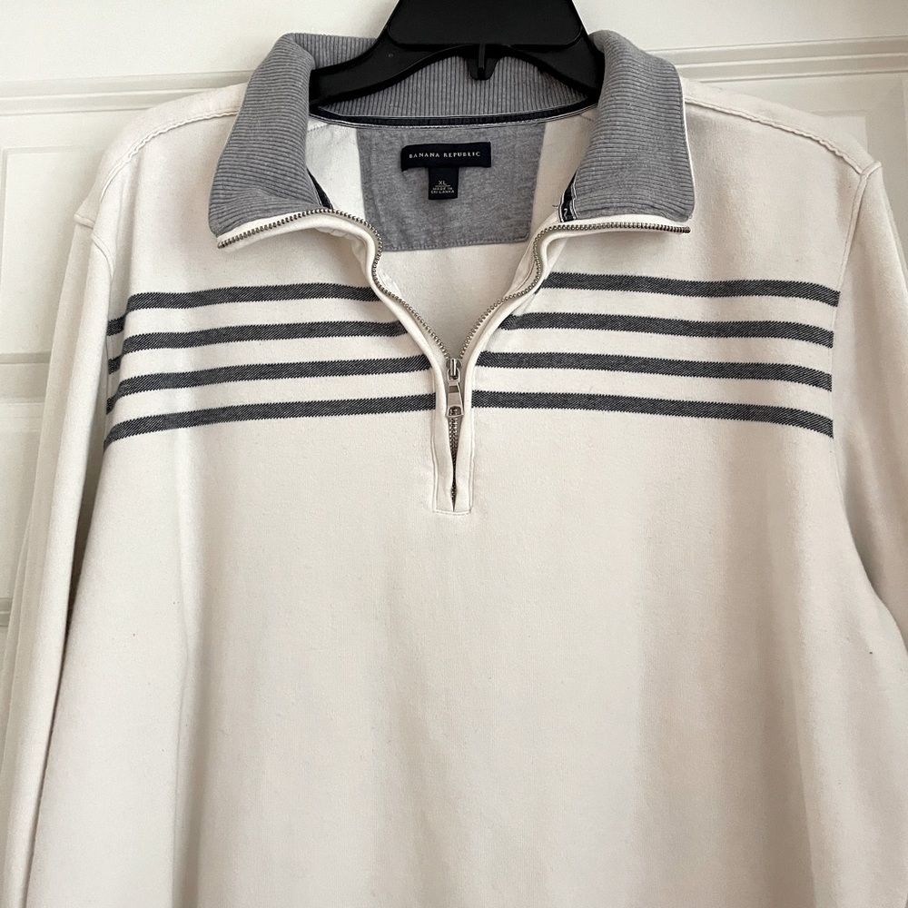 Mens Banana Republic quarter zip